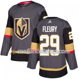 Adidas Maillot de Hockey Vegas Golden Knights Marc-Andre FLEURY 29 2017-2018 Gris Authentic - Homme